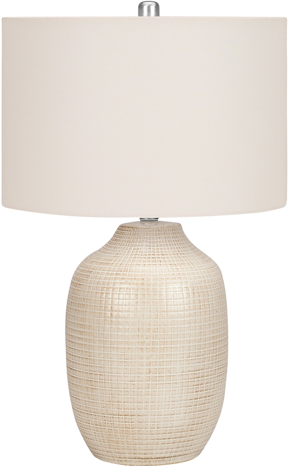 113481357 26 Inch Cream Ceramic Table Lamp sku 113481357