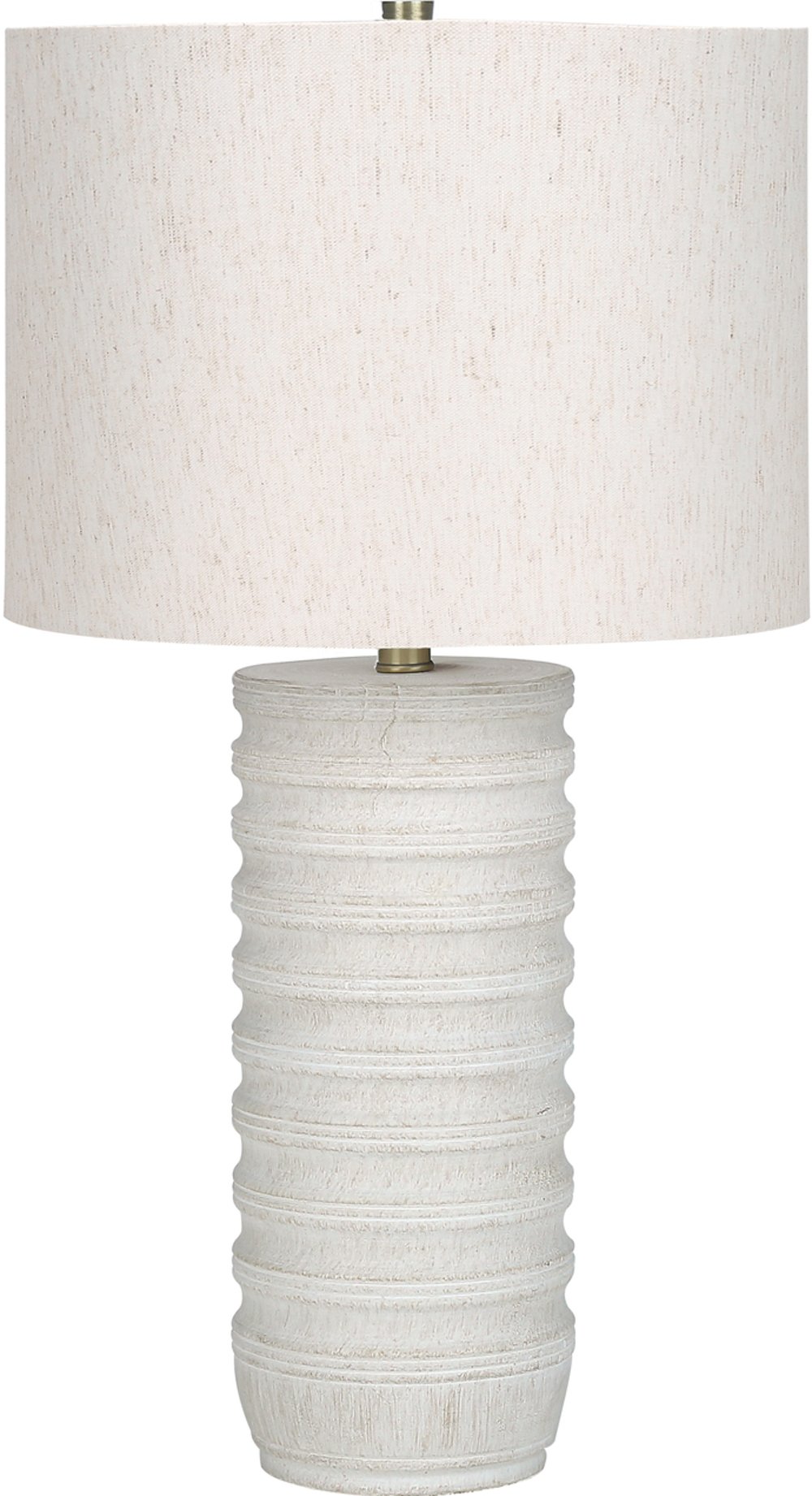 113481373 28 Inch Cream Resin Transitional Table Lamp sku 113481373