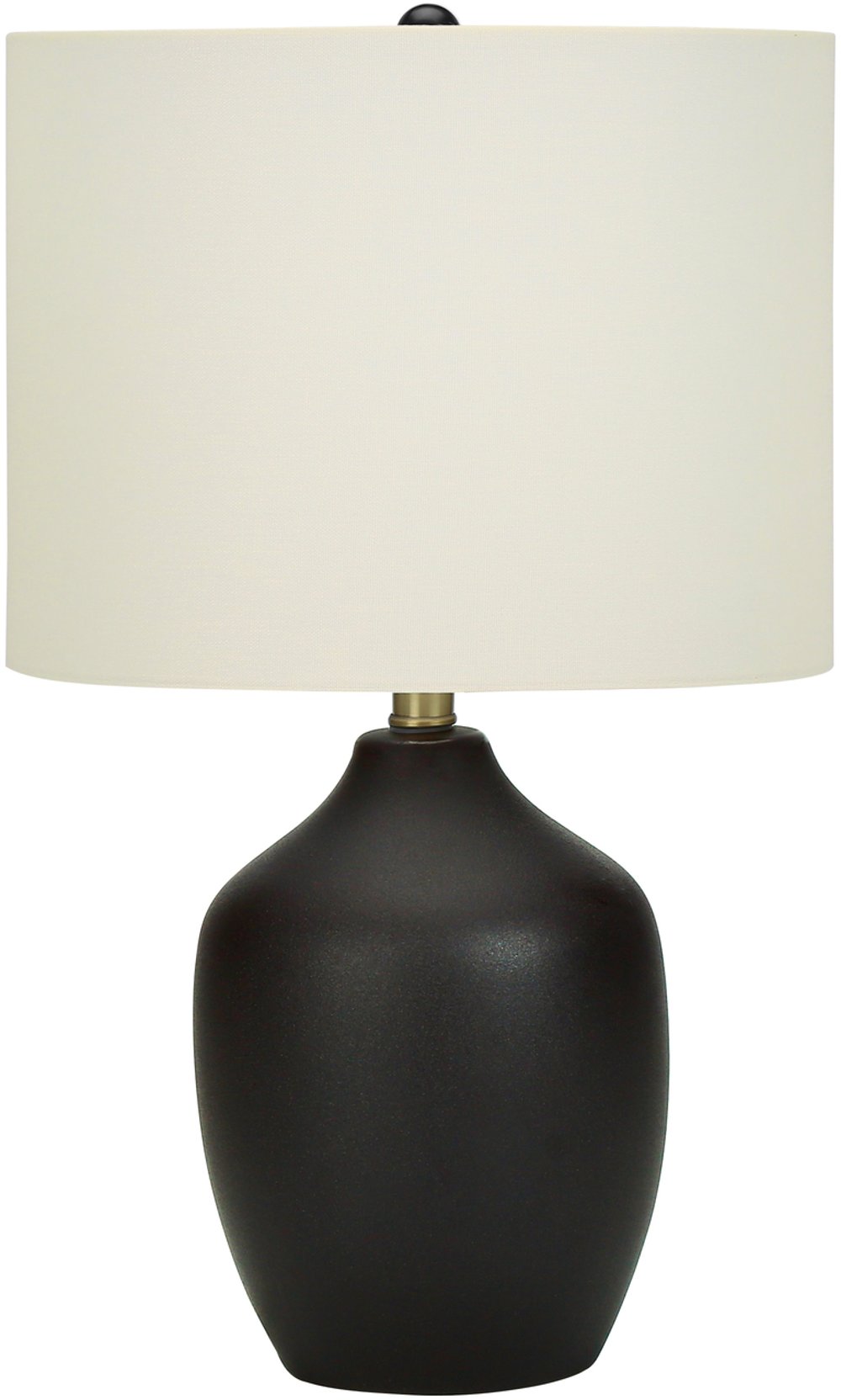 22 Inch Black Ceramic Table Lamp