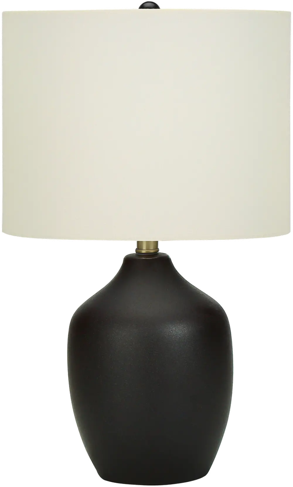 22 Inch Black Ceramic Table Lamp-1