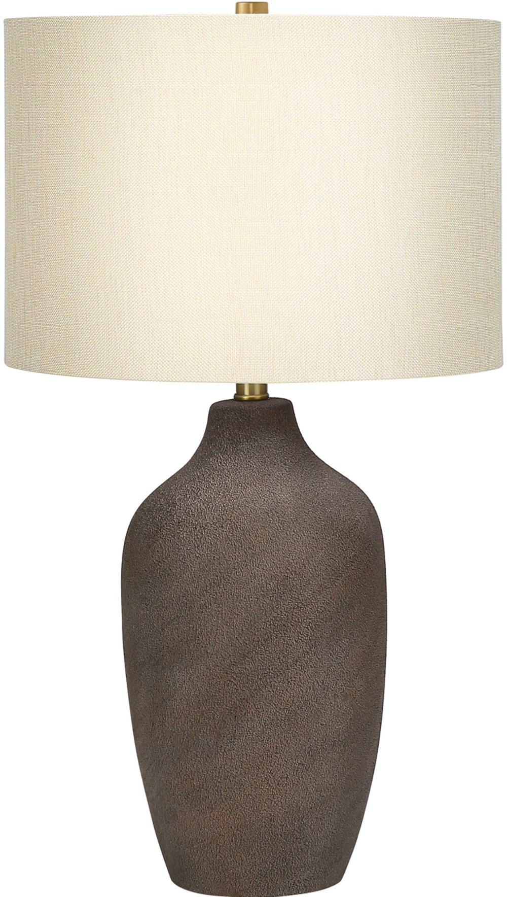 27 Inch Gray Ceramic Table Lamp