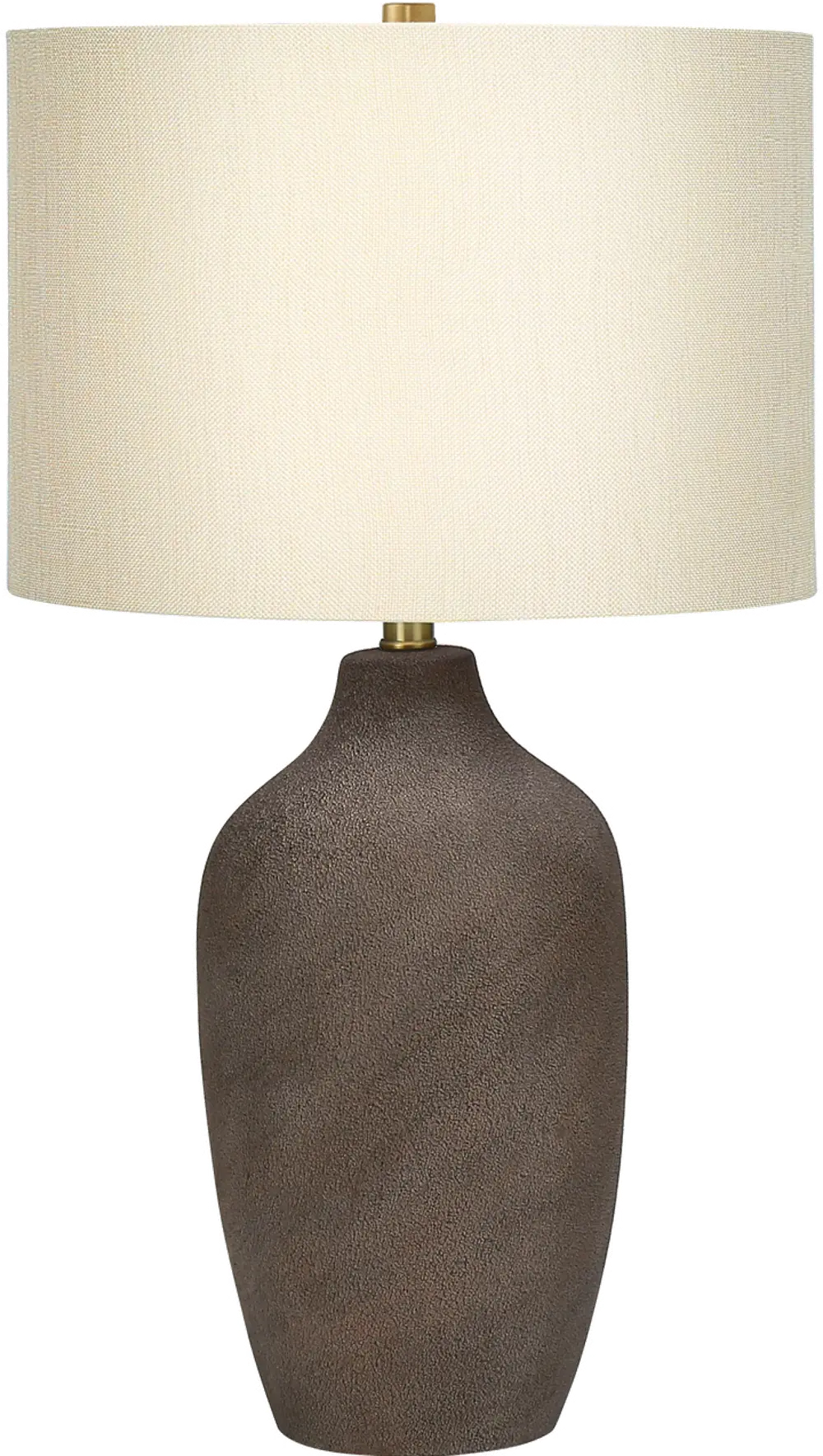 27 Inch Gray Ceramic Table Lamp-1