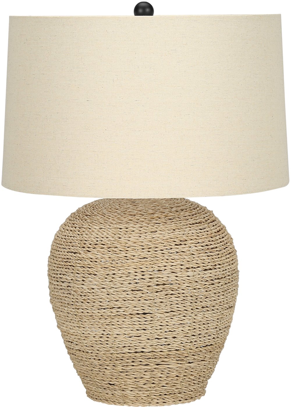 113481446 25 Inch Rattan Beige Table Lamp sku 113481446