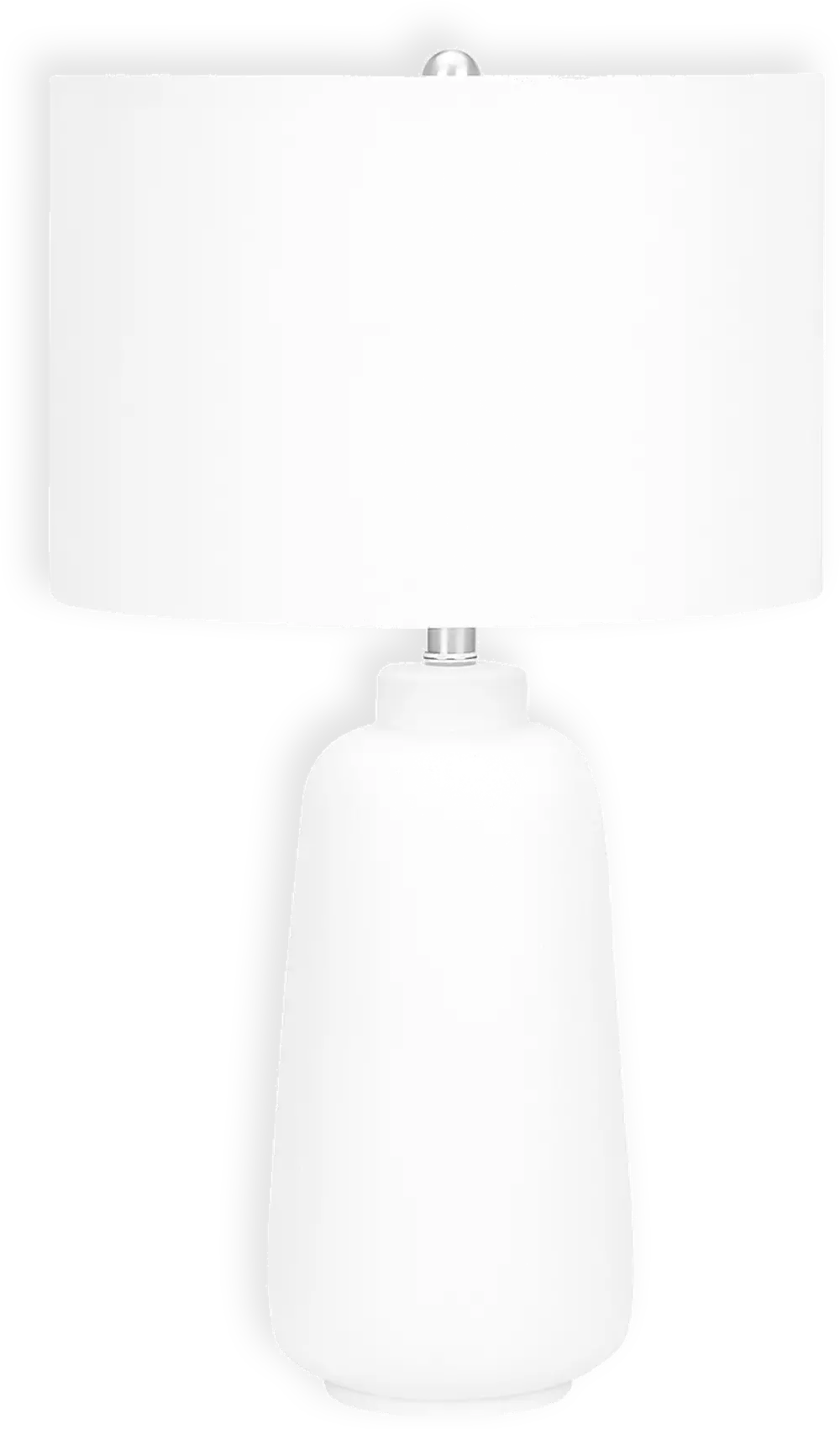 26  Cream White Ceramic Table Lamp-1