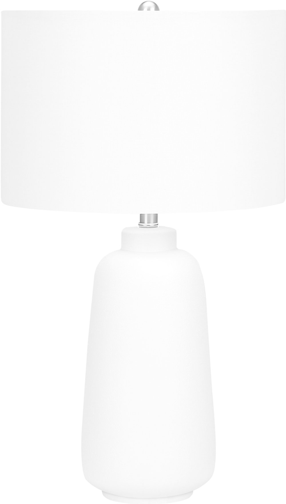 26 Inch Cream White Ceramic Table Lamp