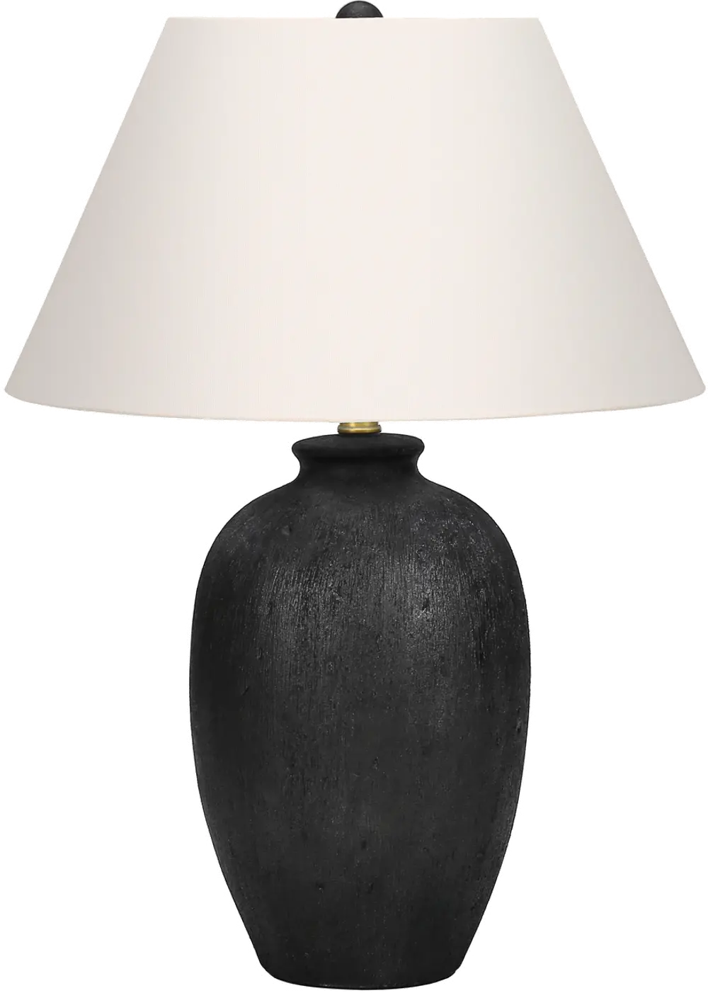 24 Inch Black Ceramic Table Lamp-1