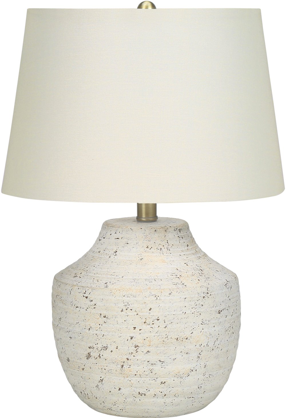 113481616 20 Inch Cream Concrete Table Lamp sku 113481616