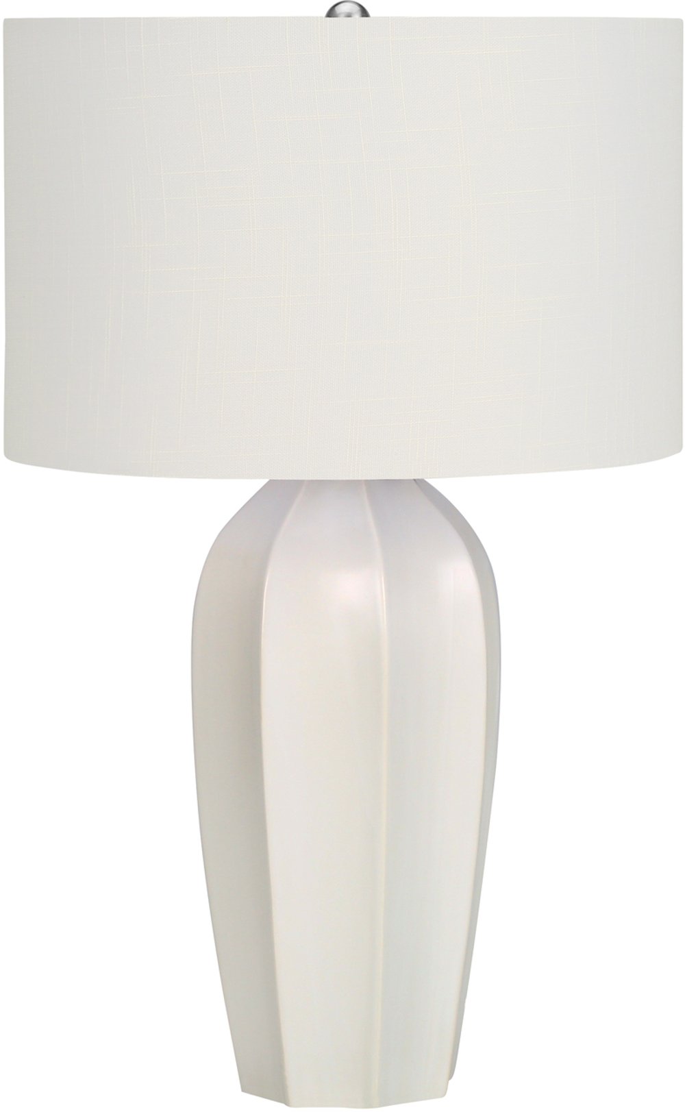 27 Inch Cream Ceramic Table Lamp