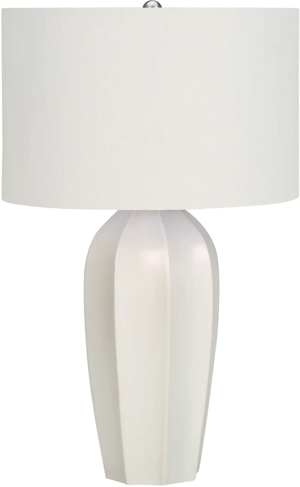 27 Inch Cream Ceramic Table Lamp-1