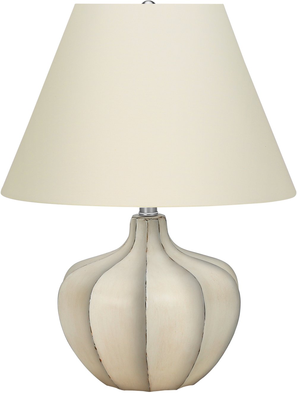 113481659 21 Inch Cream Resin Table Lamp sku 113481659