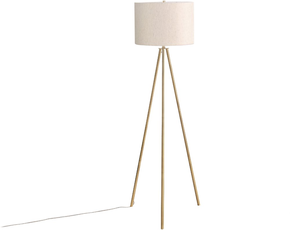 113481683 63-Inch Brass Metal Floor Lamp sku 113481683