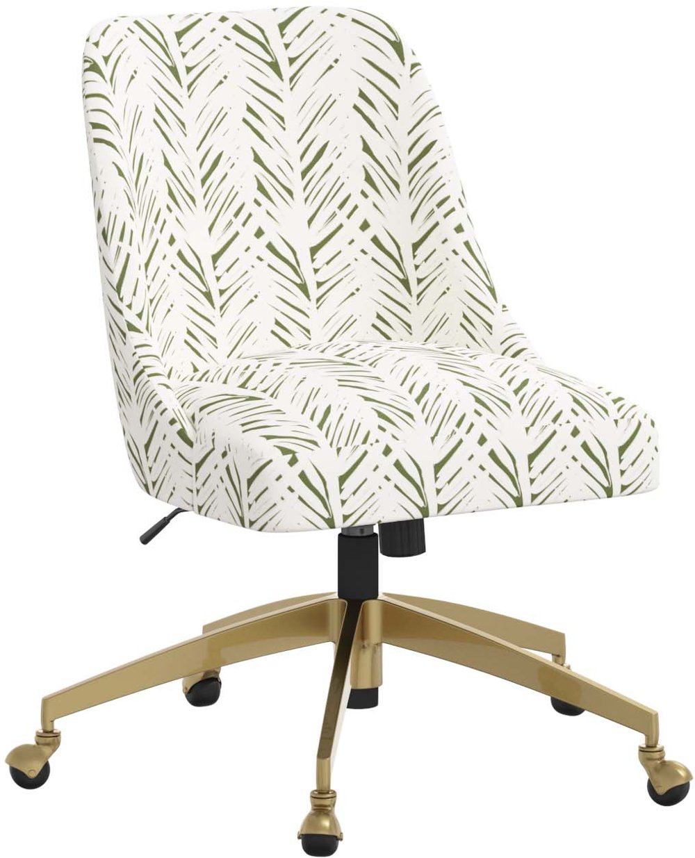 Elissa Brush Palm Leaf Office Chair