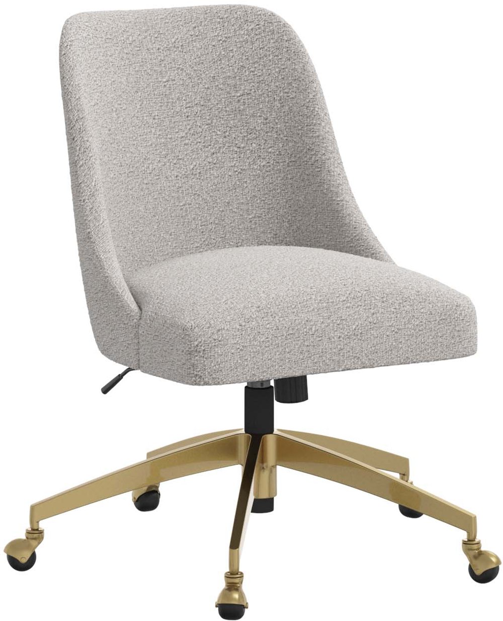 Sara Milano Elephant Office Chair with Gold Base