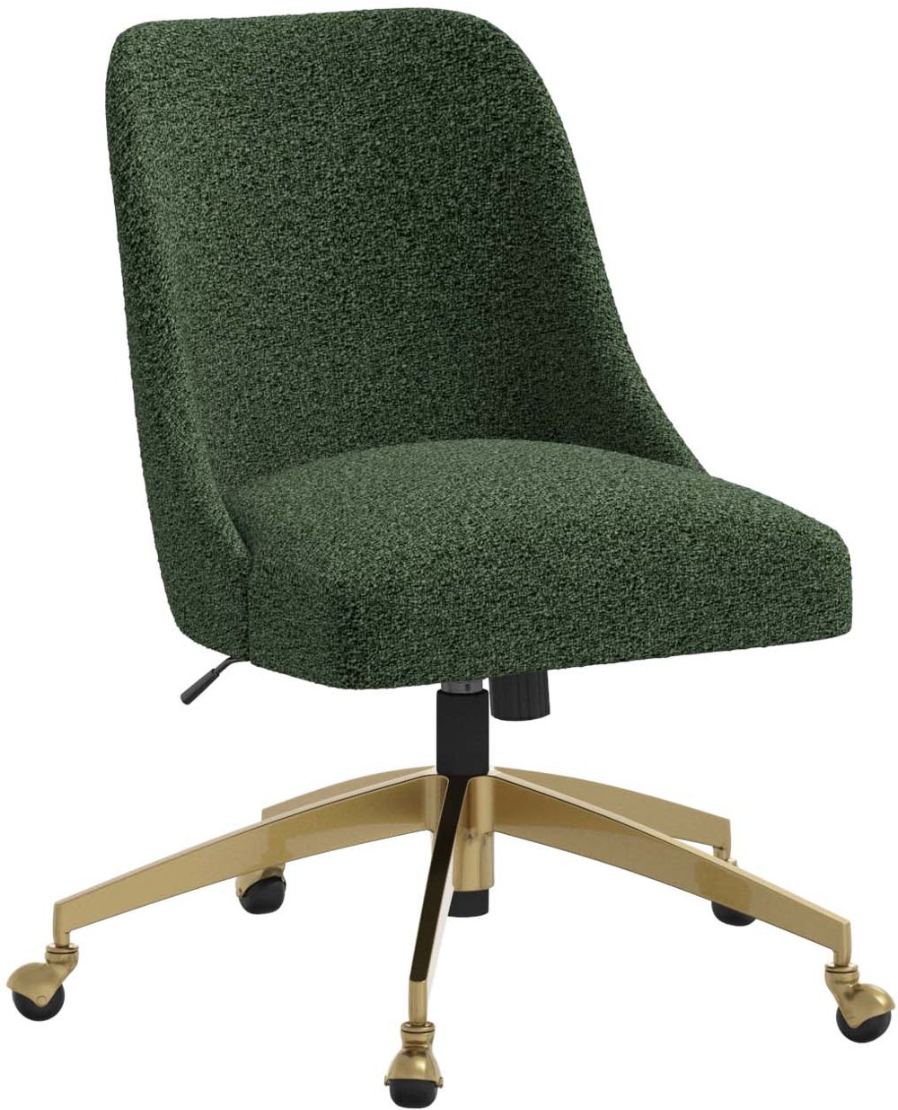 Sara Milano Fern Office Chair with Gold Base