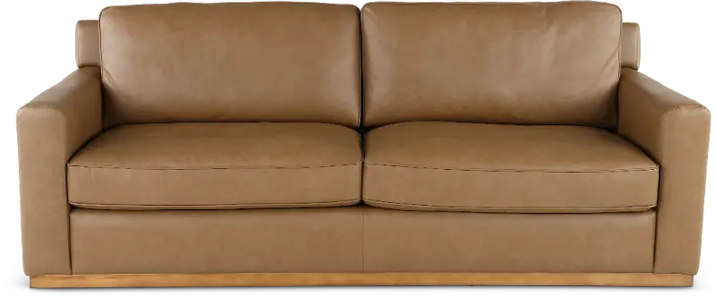 Mason Brown Leather Sofa