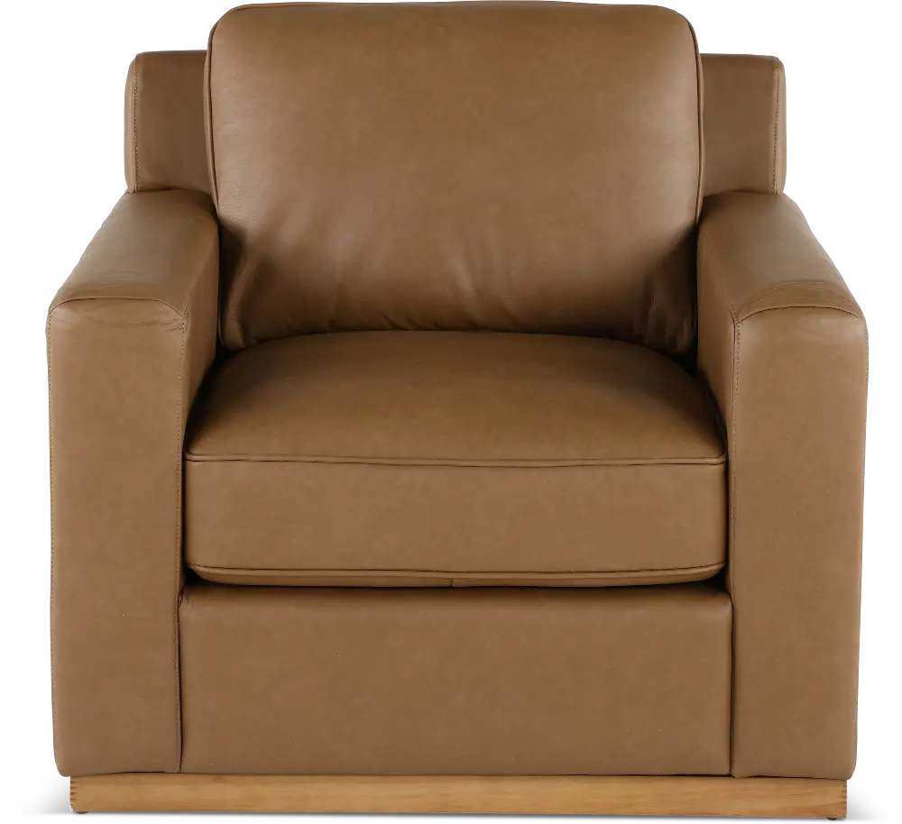Mason Brown Leather Chair-1