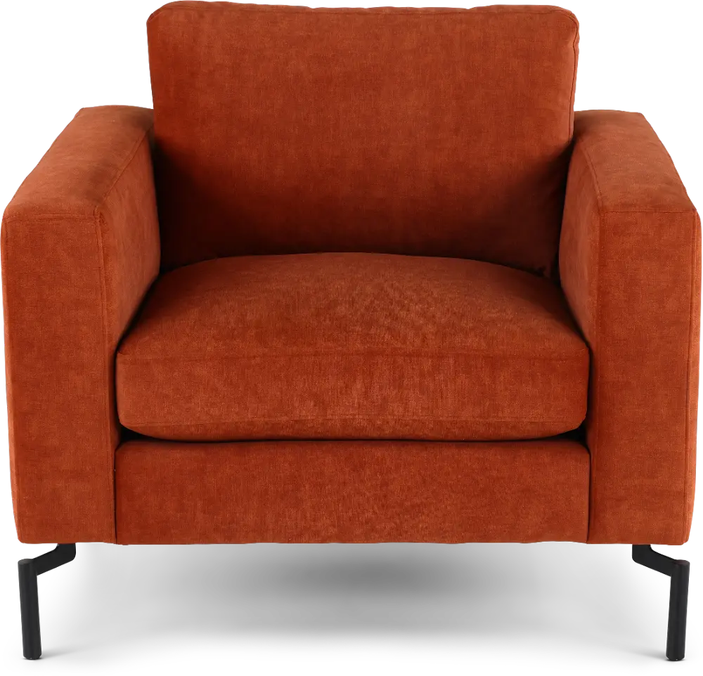 Tribeca Rust Orange Chair-1