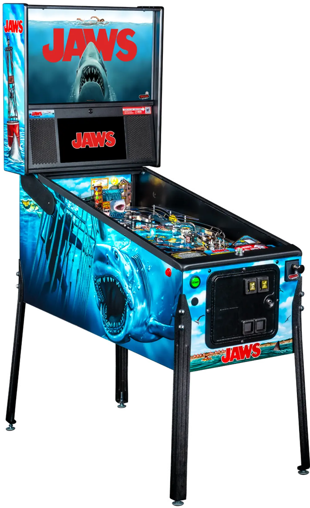 500-55V5-11 Stern Pinball Jaws Pro Edition Pinball Machine-1