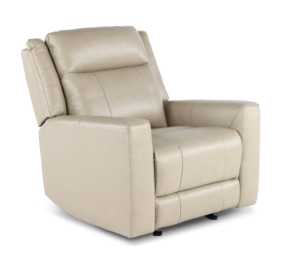 Madras Taupe Glider Recliner