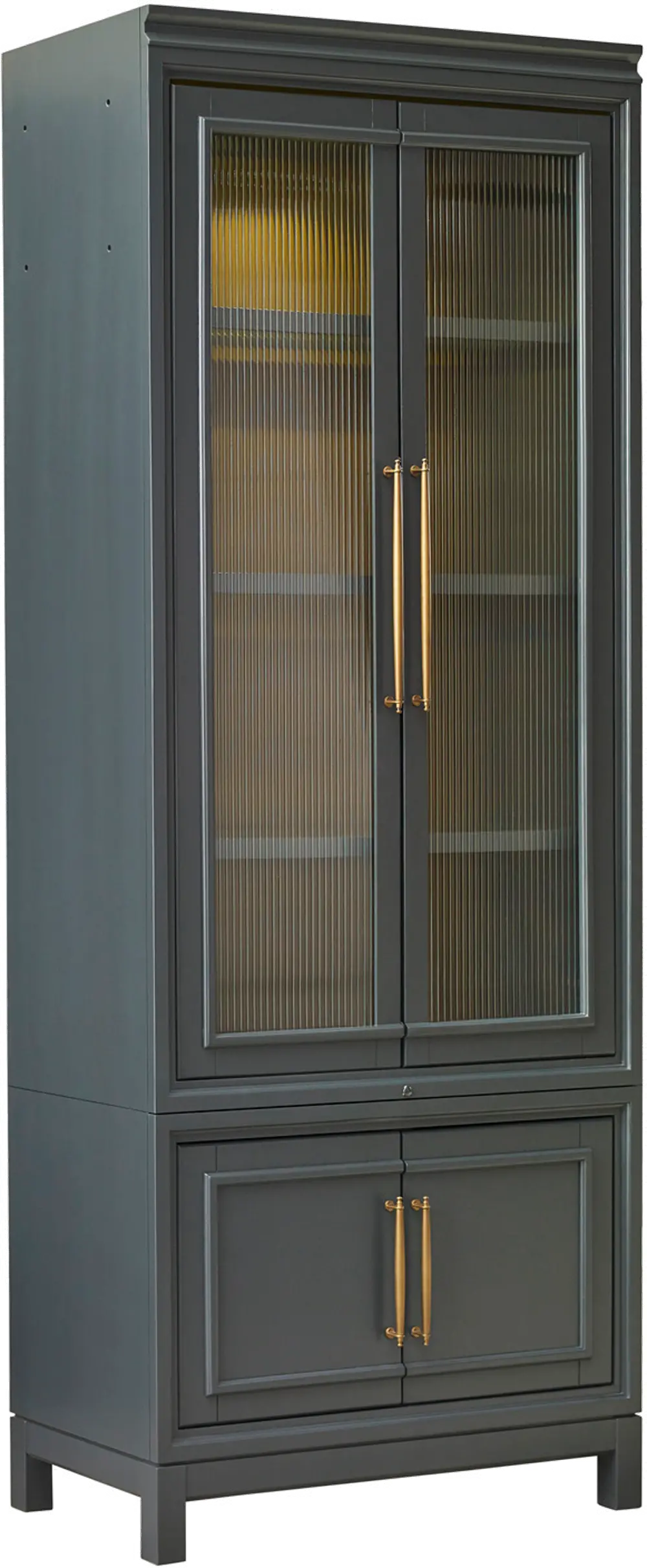 Alexander Blue Display Cabinet-1