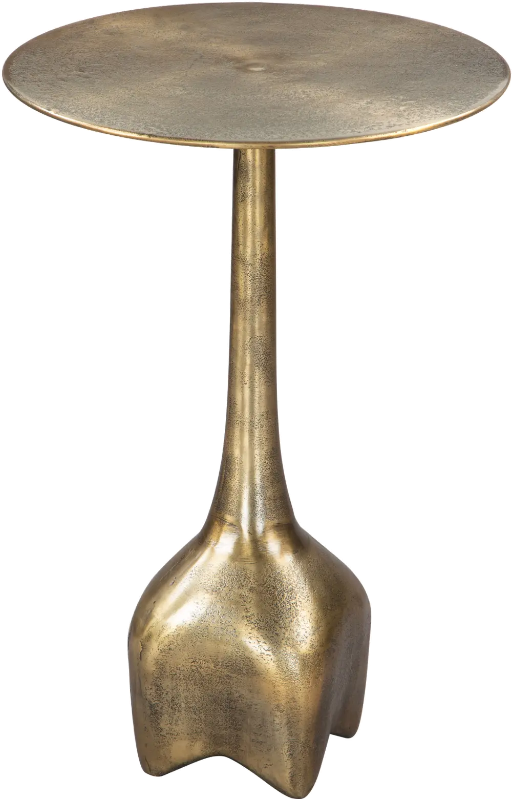 Lexi Antique Brass Side Table-1