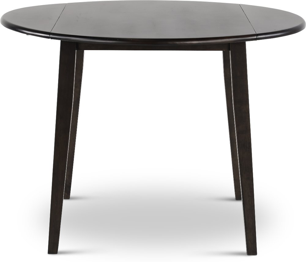 Lakewood Espresso Brown Drop Leaf Dining Table