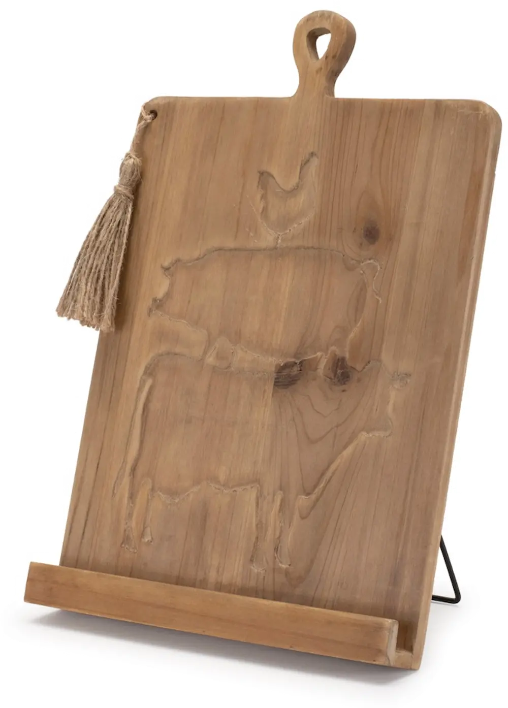 9.5  Wooden Cookbook Holder-1