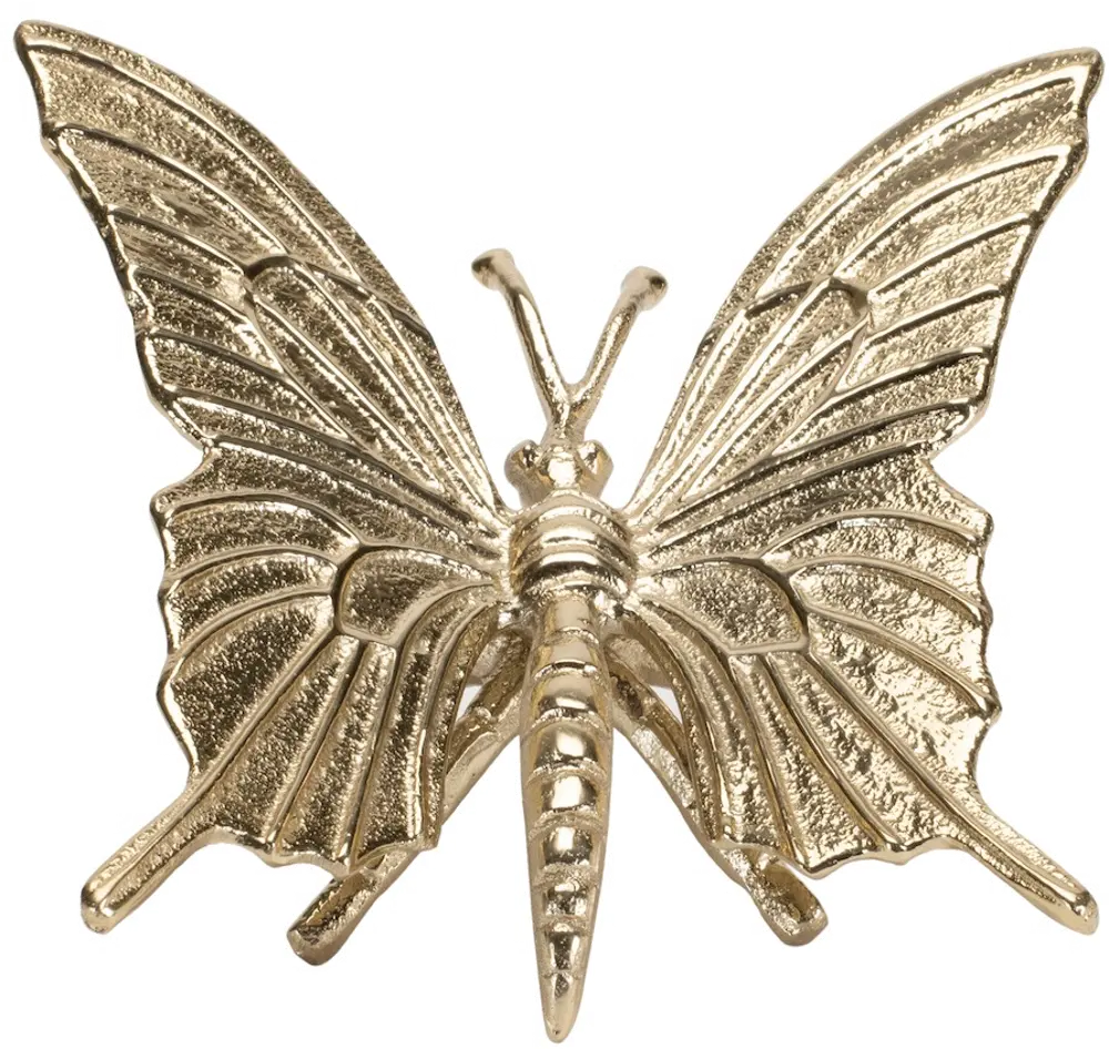 Gold Aluminum Butterfly-1