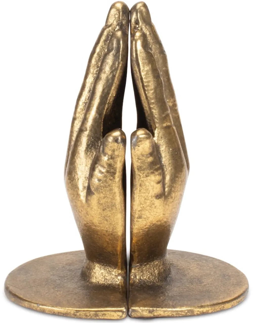 Gold Assorted Praying Hands Bookends-1