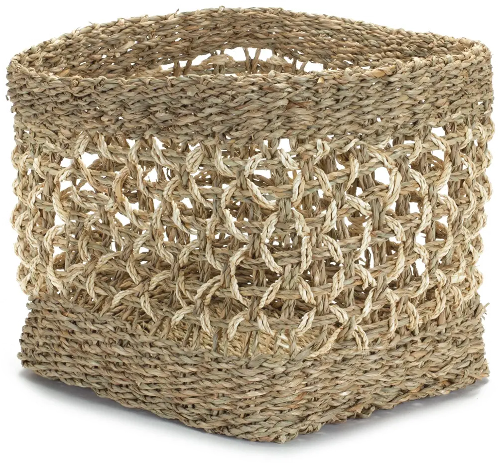 Small 10 Inch Seagrass Basket-1