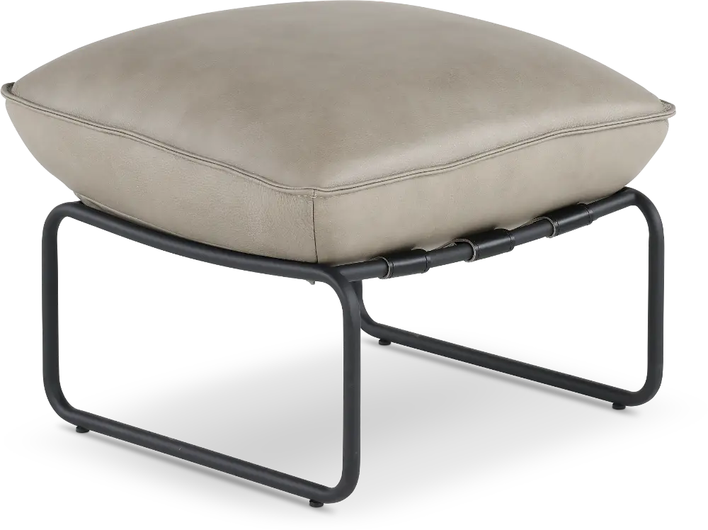 Arizona Thunder Taupe Ottoman-1