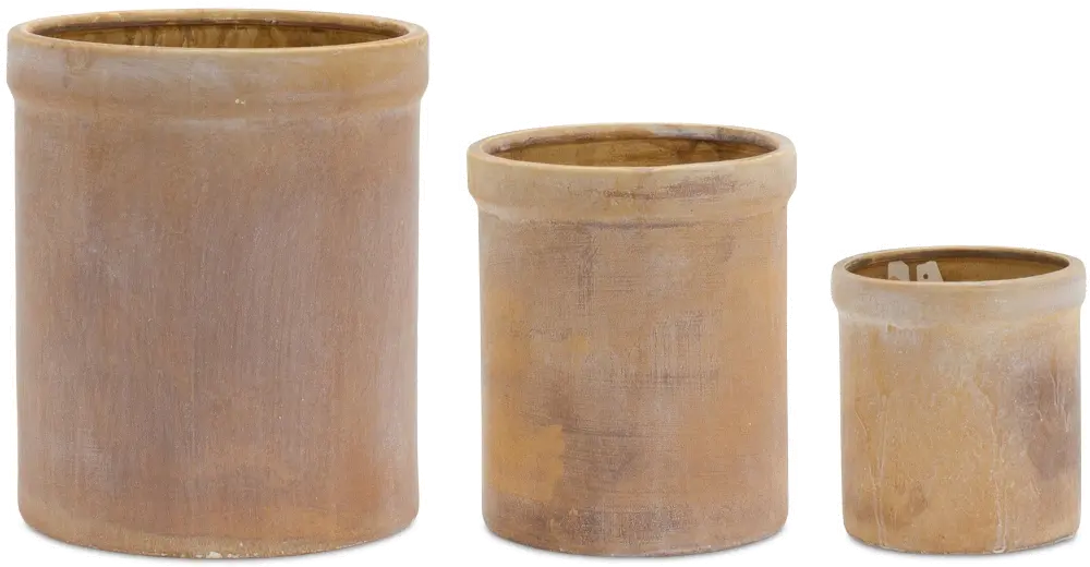 Small 5  Terra Cotta Crock Planter-1