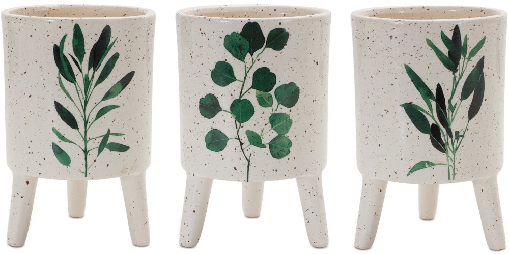 Assorted 6" Dolomite Pots
