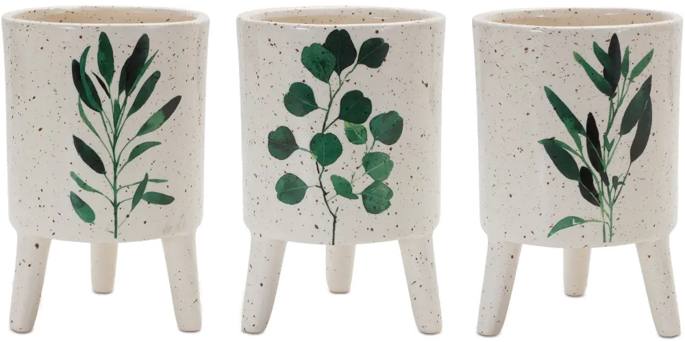 Assorted 6  Dolomite Pots-1