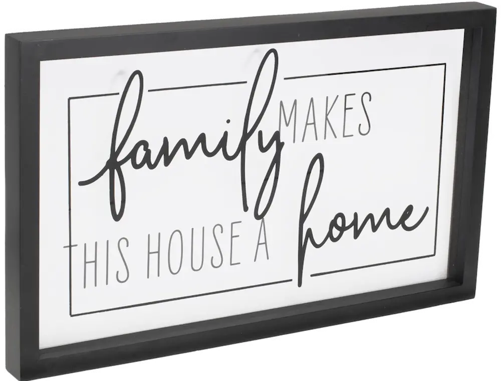 Black and White Family Sign Print-1