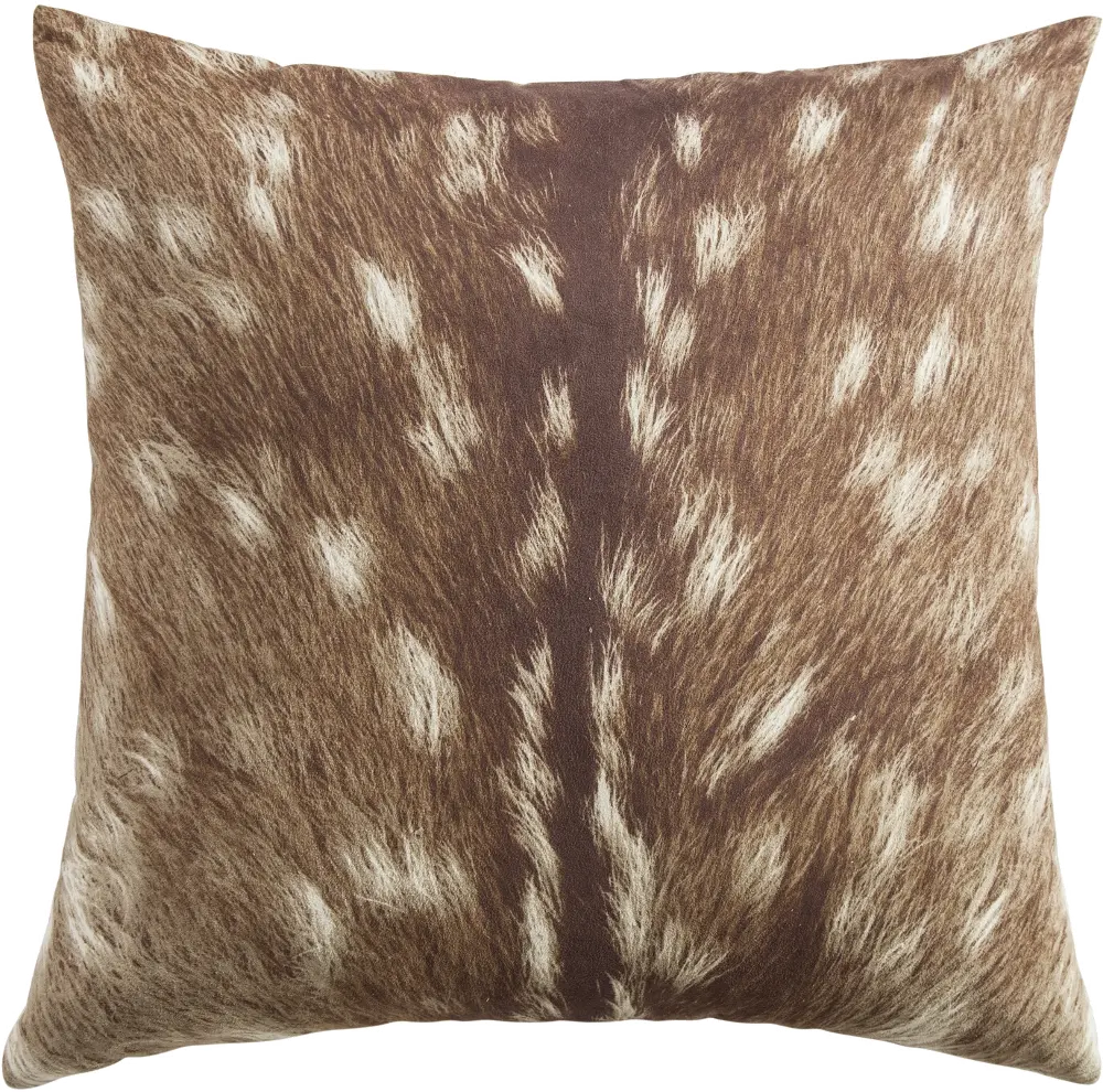 Huntsman Fawn Throw Pillow-1