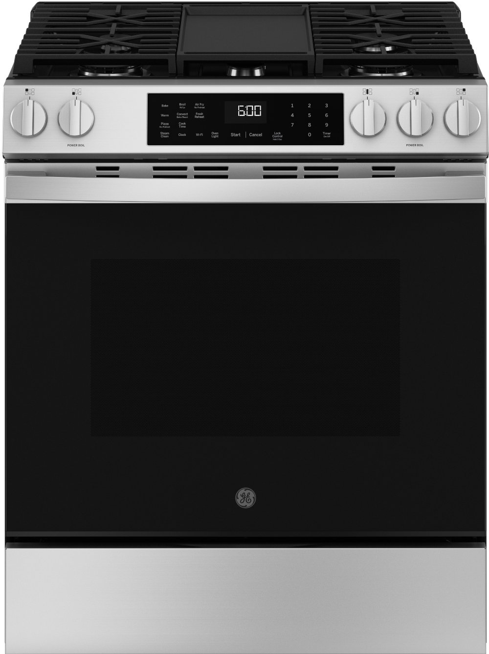 GE 5.3 Cu Ft Single Oven Range - Stainless Steel