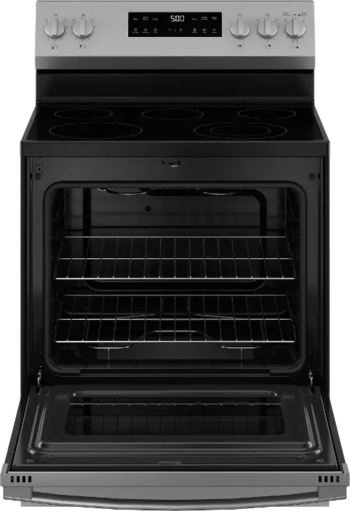 Ge electric range black stainless steel hotsell