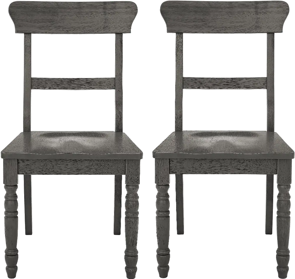 Savannah Gray Dining Chair, Set of 2-1