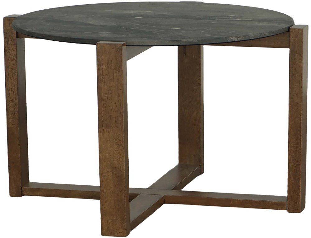 Rizzy Brown and Dark Gray Coffee Table