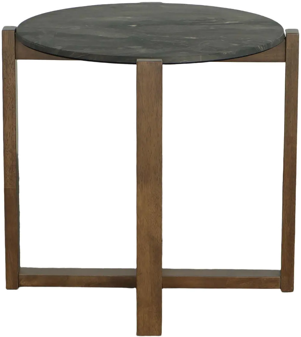 Rizzy Brown and Dark Gray End Table-1