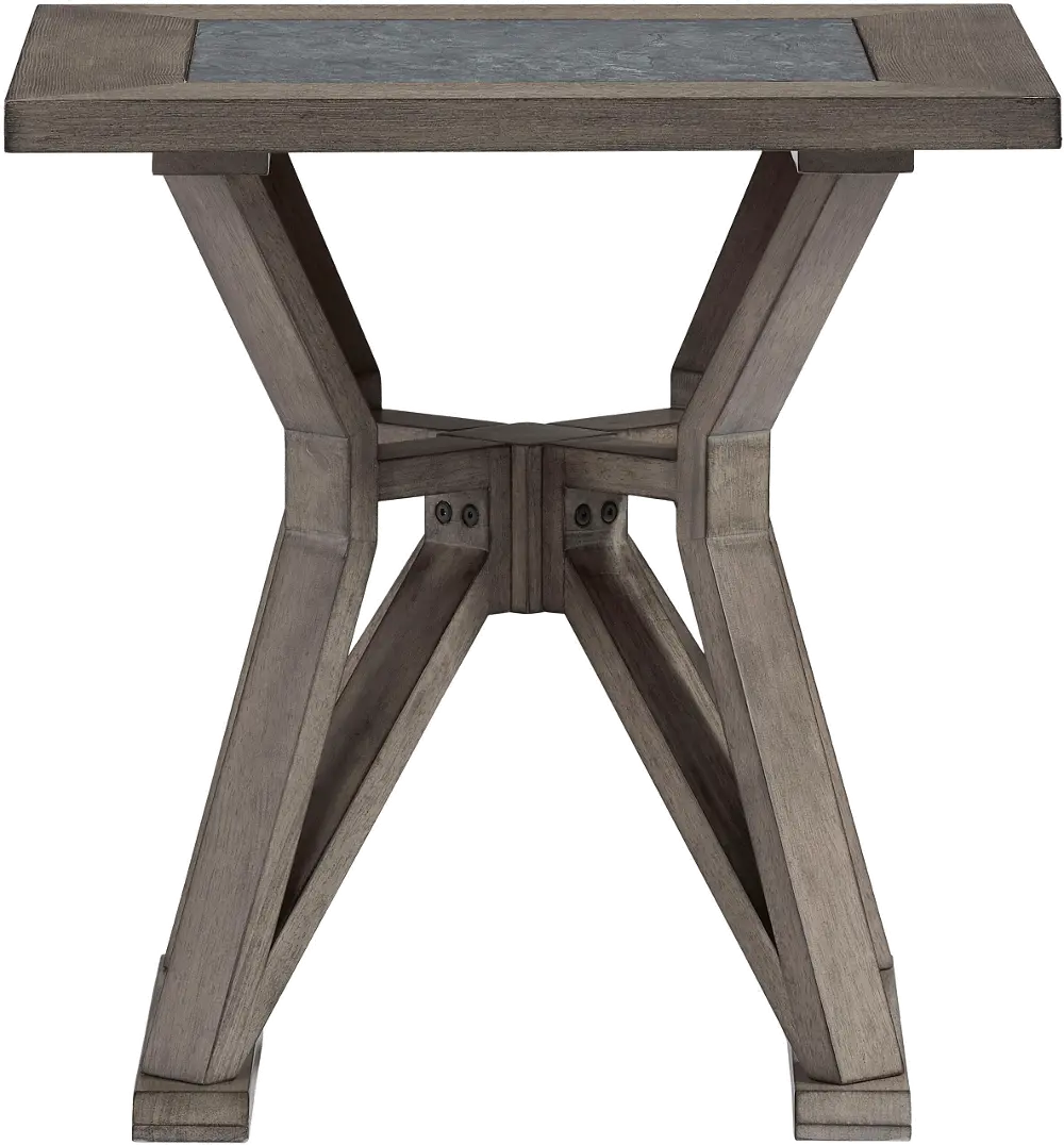 Promenade Gray End Table-1