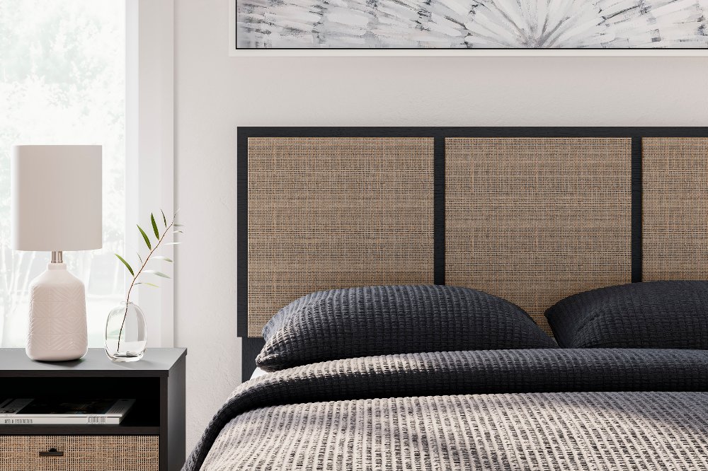 Burless Two-Tone Full Panel Headboard