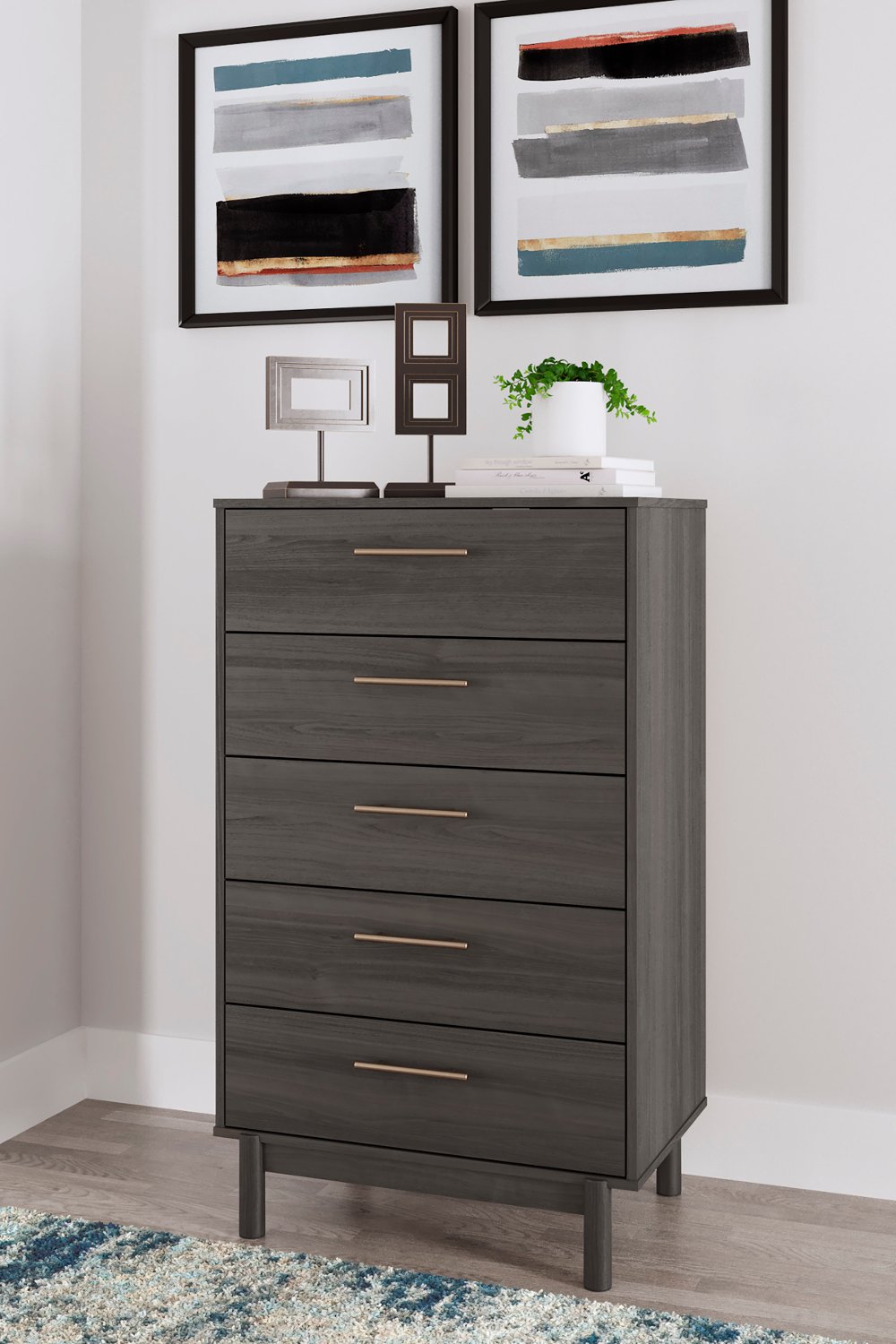 Abbey Gray Chest of Drawers