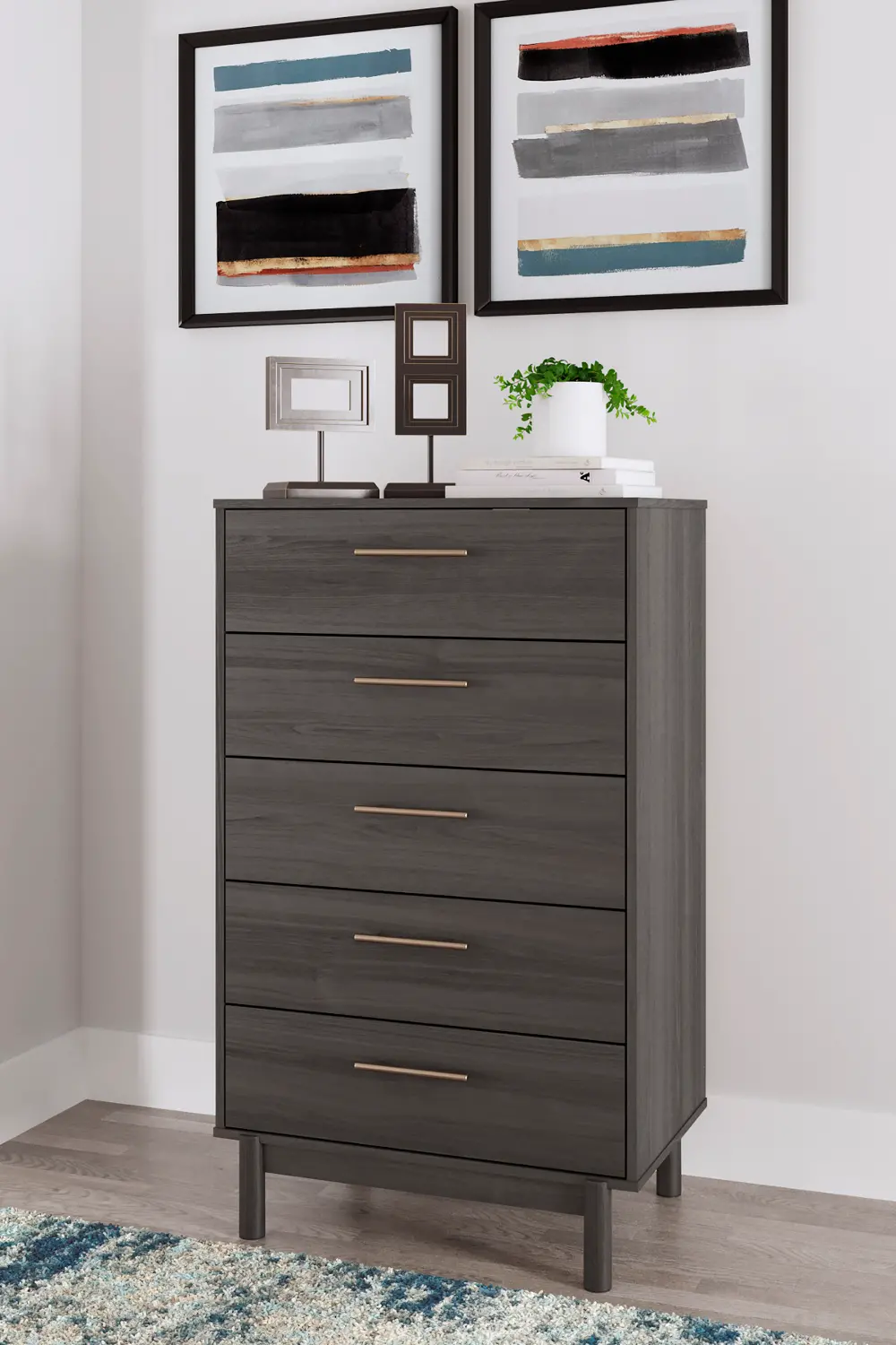 Abbey Gray Chest of Drawers-1