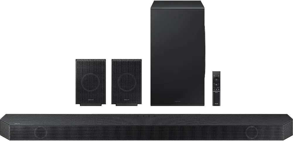 HW-Q990D/ZA Samsung HW-Q990D Powered 11.1.4-channel Soundbar w/Rear Speakers-1