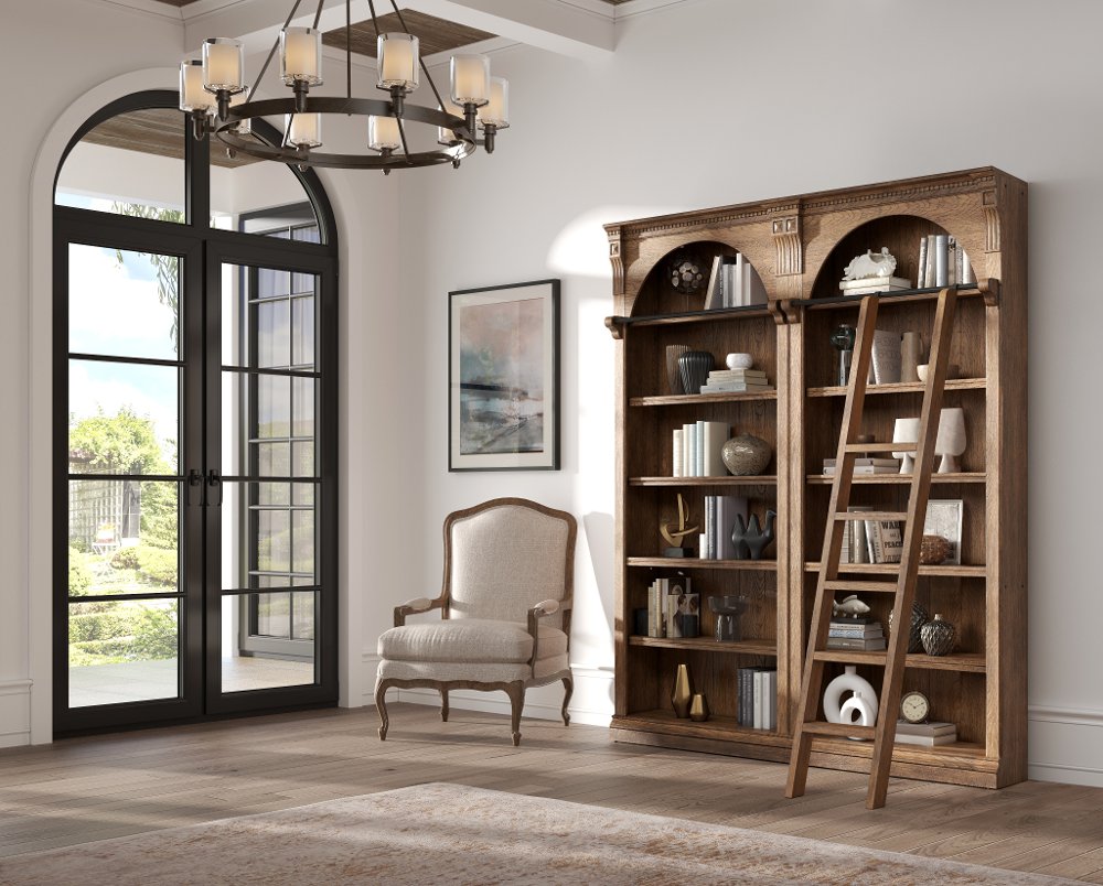 Stratton Brown Bookcase Ladder