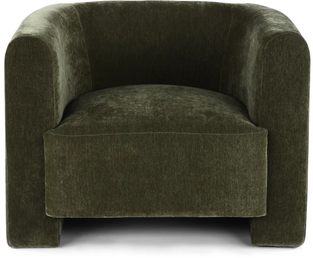 Callista Green Velvet Accent Chair-1