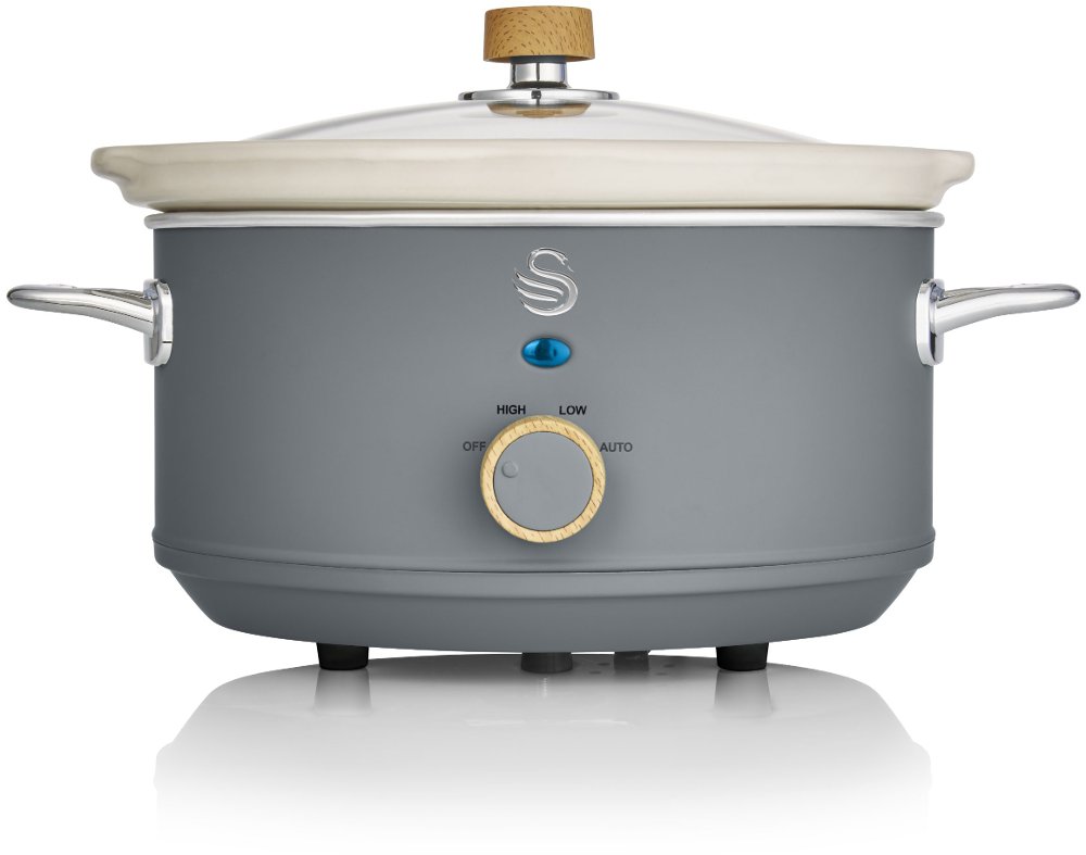 Swan Nordic 3.5L Slow Cooker - Gray