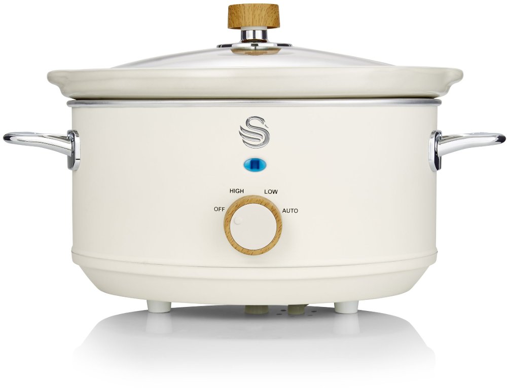 Swan Nordic 3.5L Slow Cooker - White